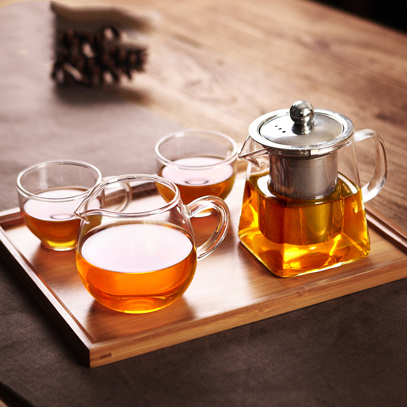 红茶茶具套装耐热玻璃茶壶不锈钢过滤泡茶壶耐高温家用泡茶器小号在类目 餐饮具, 茶具, 茶壶中 - 来自Buy2taobao.com提供专业的淘宝代购服务