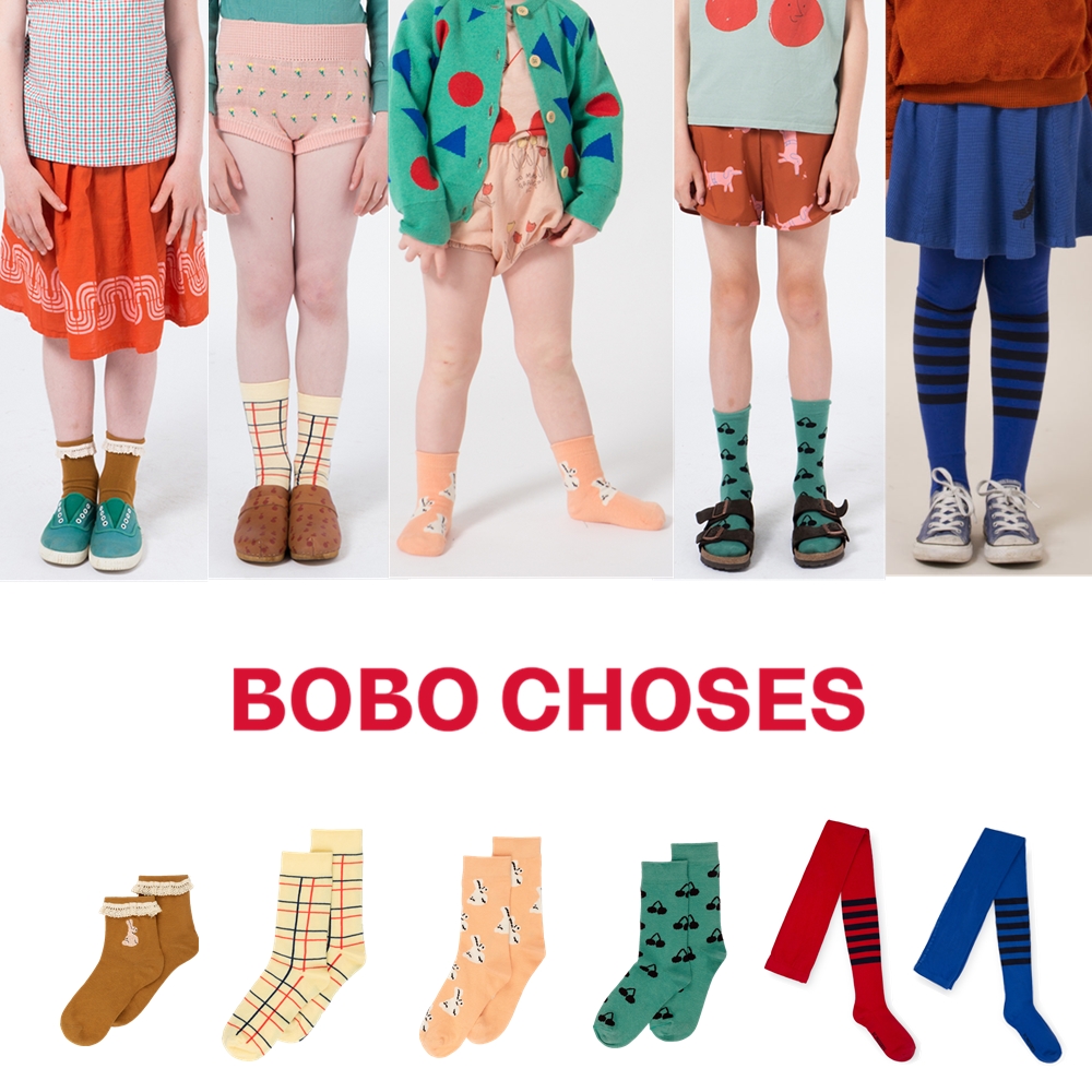 BOBO CHOSES 19春夏 正品不退货 花园系列中袜连裤袜 国内现货|ruв категории Детская одежда, носки (детей в возрасте 0 - 16) - от Buy2taobao.com для оказания профессиональной услуги покупки агента Taobao