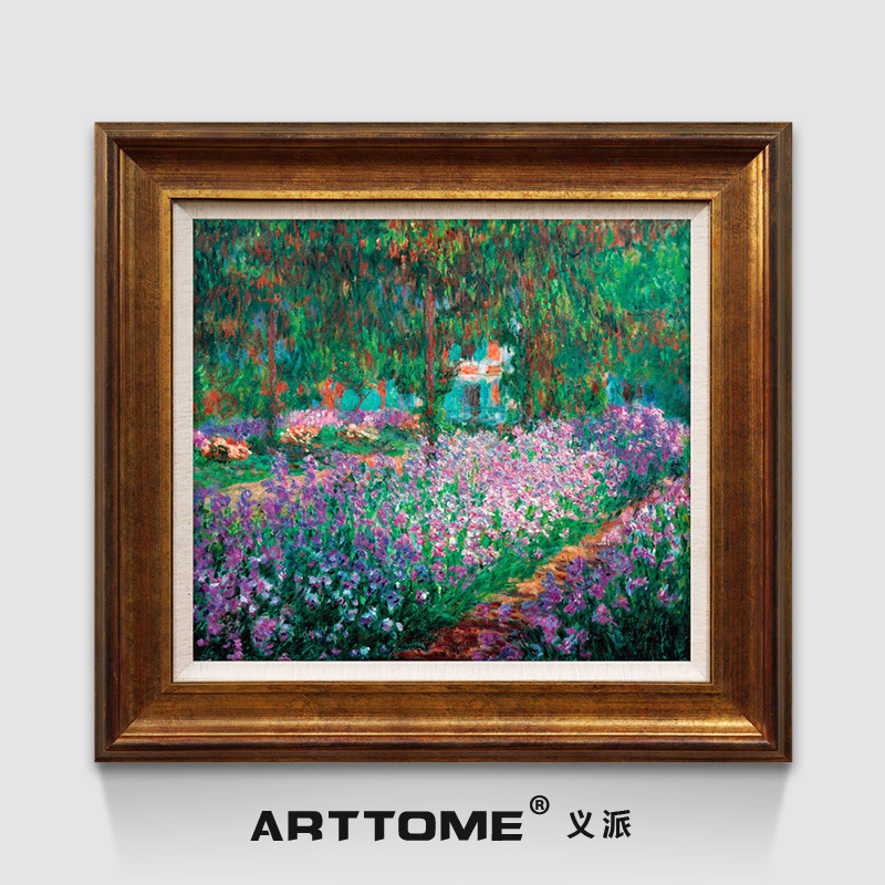 Monet-Giverny garden Restaurant bedroom Decorative painting Entrance Hanging picture European style Countryside Landscape Oil Paintingin the Home accessories , Decorative painting , Painting category - from Buy2taobao.com to provide professional Taobao agent buy service