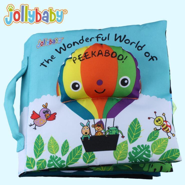 jollybaby婴儿布书气球捉迷藏布书带响纸宝宝早教玩具0-1岁在类目 玩具/童车/益智/积木/模型, 幼儿响铃/布玩/安抚玩具, 宝宝布书中 - 来自Buy2taobao.com提供专业的淘宝代购服务