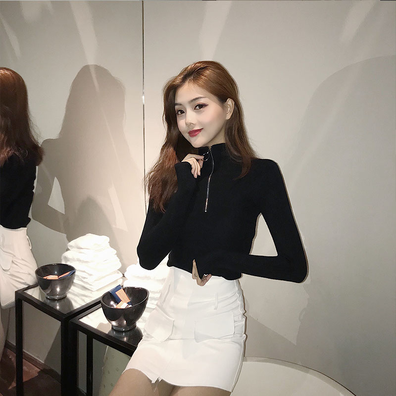 秋冬大码女装长袖t恤女针织衫修身显瘦半高领毛衣打底衫胖mm200斤在类目 女装/女士精品, 毛衣中 - 来自Buy2taobao.com提供专业的淘宝代购服务