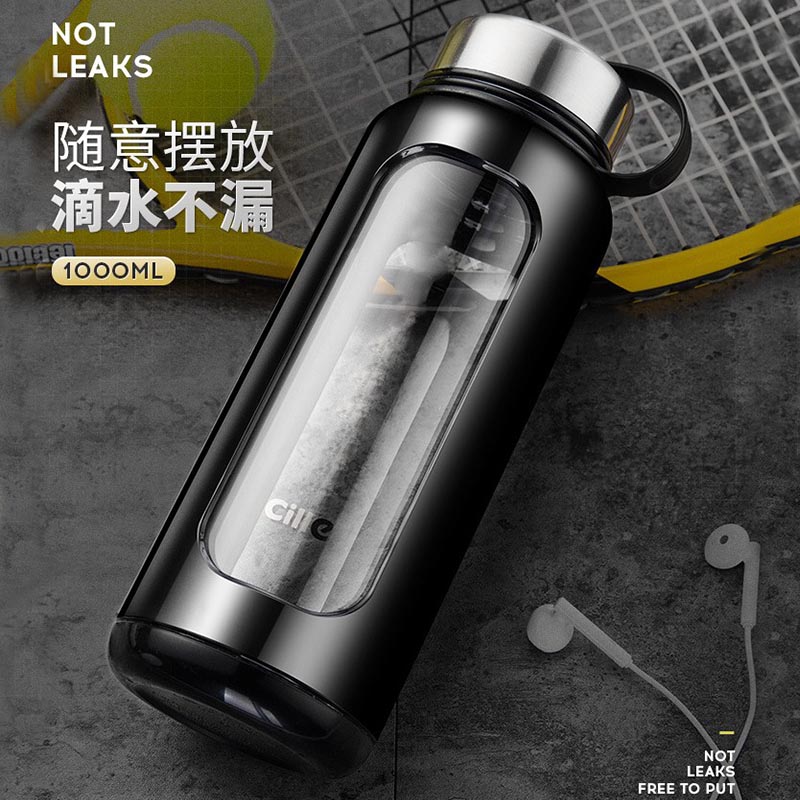 Greek music double-deck glass lady Tea Drink plenty of water originality Firm durable Shatterproof portable Water cupin the Tableware , Cup/Cups/Kettle , Glass category - from Buy2taobao.com to provide professional Taobao agent buy service