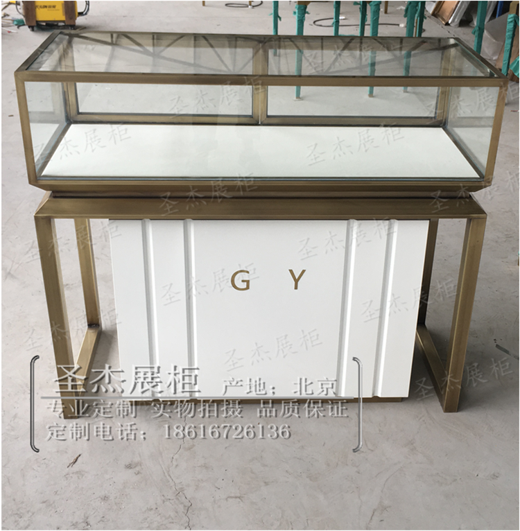 Stainless steel Jewellery Display cabinet Diamonds Luxury Showcase glasses Watches gold Jewelry jewelry counter Customizedin the Business/Office Furniture , Shelf/Showcase , Boutique Showcase/Showcase  category - from Buy2taobao.com to provide professional Taobao agent buy service