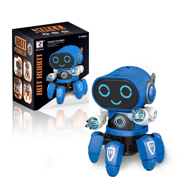 2019 new pattern dance Electric robot Six claw Cool lighting music girl children Toysin the Toy/Childs/Puzzle/Building block/Model , Electric/Remote control/Inertia/Clockwork toys , Electric/Remote control robot category - from Buy2taobao.com to provide professional Taobao agent buy service