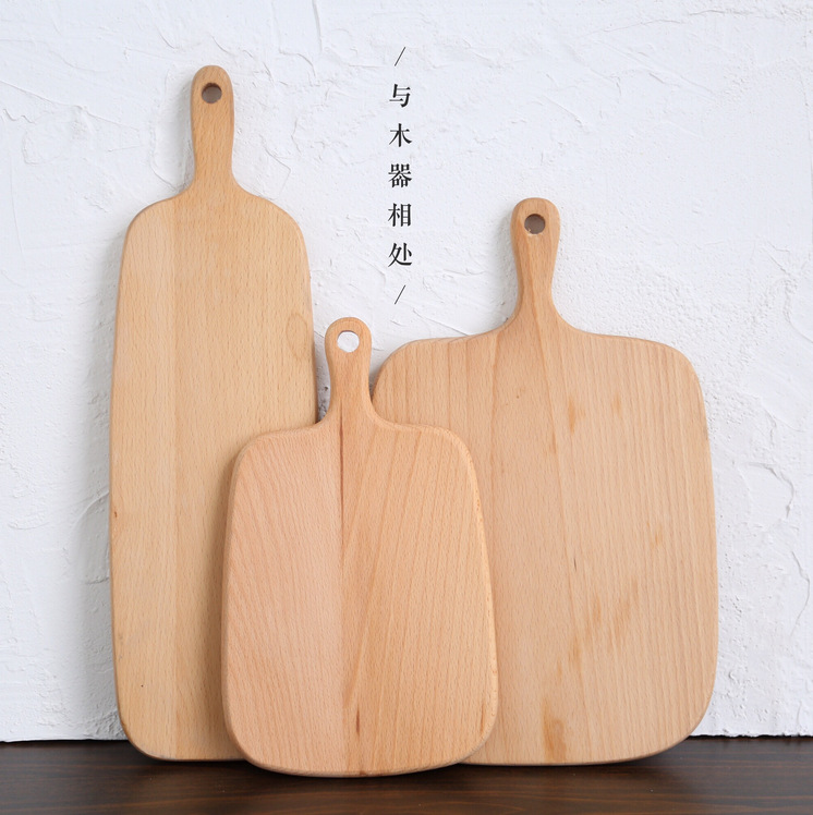 日式榉木披萨板 实木面包板托盘家用切水果砧板创意菜板辅食案板在类目 厨房/烹饪用具, 烹饪用具, 砧板/菜板中 - 来自Buy2taobao.com提供专业的淘宝代购服务