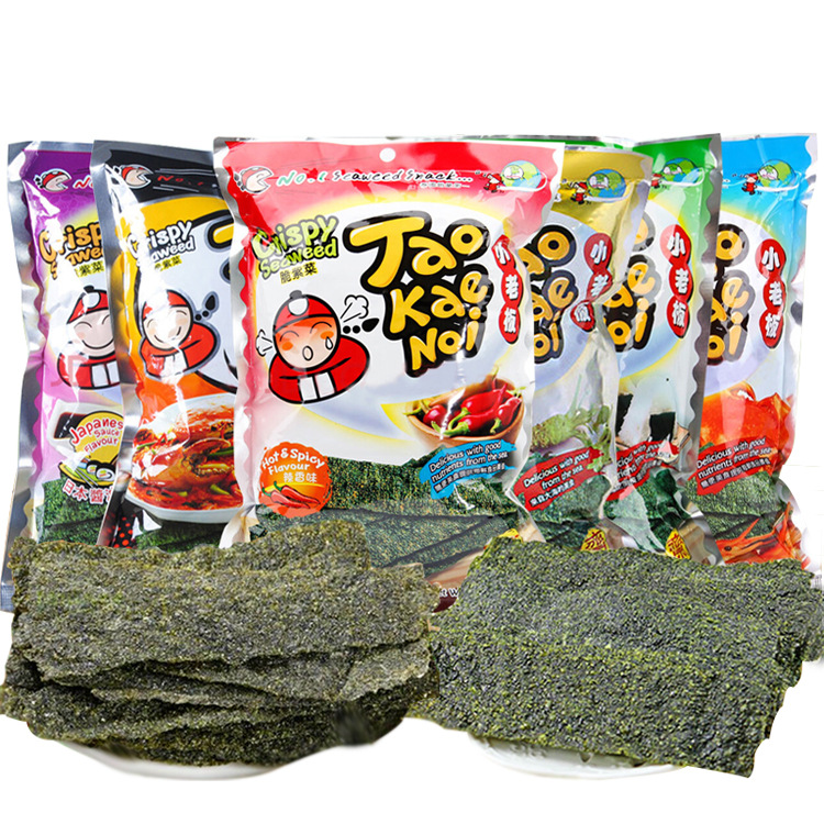 Thailand Imported Boss Roasted seaweed Original BBQ Seaweed Roll Small snacks 32gin the Snacks/Nuts/Specialty , Squid/Dried fish/Seafood ready , Seaweed Series category - from Buy2taobao.com to provide professional Taobao agent buy service