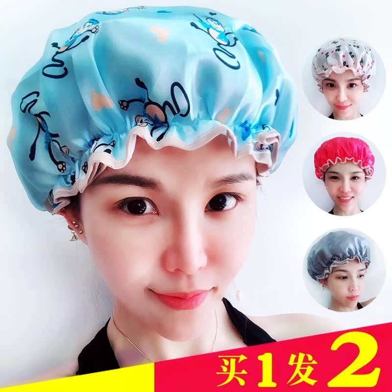 淋浴浴帽防水加大成人女款加厚可爱洗头帽防油帽洗澡|ruв категории семья/личные чистящие средства, потребительских уборка посуды, шапочка для душа - от Buy2taobao.com для оказания профессиональной услуги покупки агента Taobao