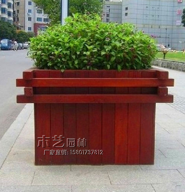 实木花箱花盆户外防腐木花箱定制 广场种植箱室外种树盆景观花盆在类目 鲜花速递/花卉仿真/绿植园艺, 花瓶/花器/花盆/花架(新), 花盆中 - 来自Buy2taobao.com提供专业的淘宝代购服务