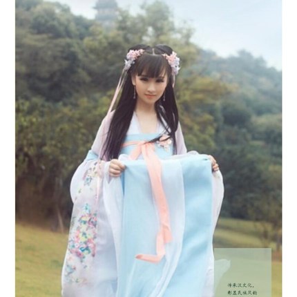 Antiquity Spring skirt Ultra cents element student Han Flirtatious Guzheng Traveling graduation Big sleeves ancient costumein the Women's clothing/Boutique , Costume/National costume/Stage costumes , National costume/Costumes category - from Buy2taobao.com to provide professional Taobao agent buy service