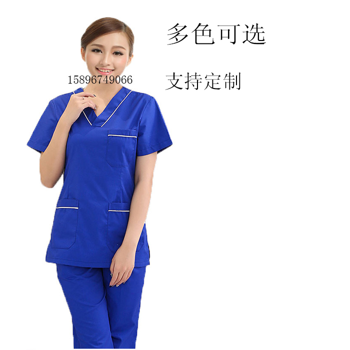 医生服韩版洗手衣短袖纯棉手术服女手术衣美容院刷手服宠物医院隔|ruв категории Женская одежда, костюм/студенты школьную форму/обмундирования, медицинский форму - от Buy2taobao.com для оказания профессиональной услуги покупки агента Taobao