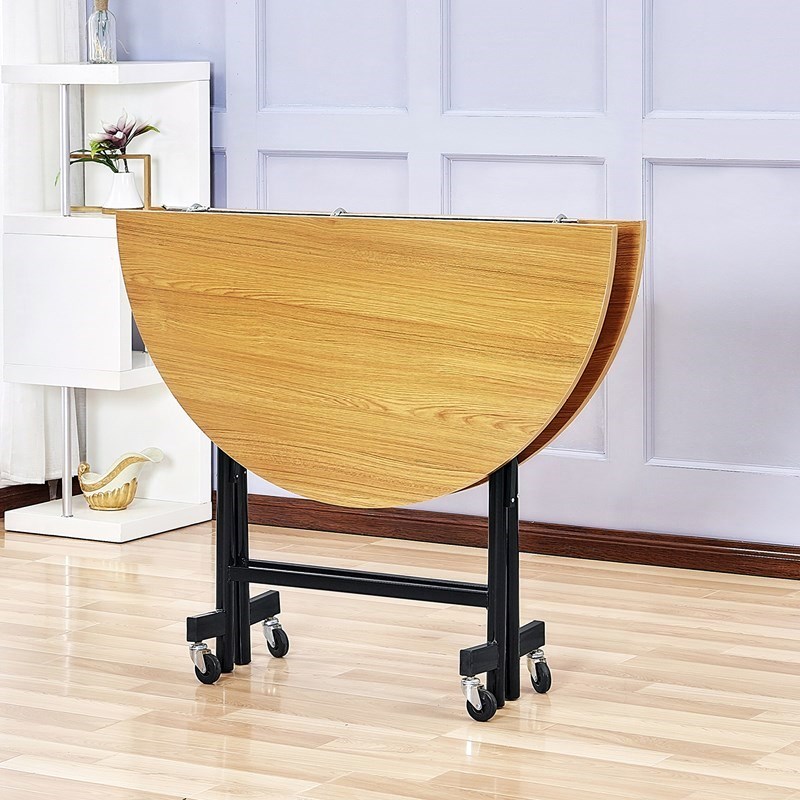 折裝飯店餐桌酒店大圓桌子椅子折疊家用組折疊桌合旋轉木質圓桌人在類目 住宅傢俱, 桌類, 摺疊桌中 - 來自Buy2taobao.com提供專業的淘寶代購服務