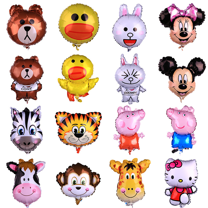 Mini Brown Bear Want children Toys balloon wechat Business Cartoon Aluminum Bobo ballin the Festive supplies/Gift , Balloon/Floating air ball , Balloon category - from Buy2taobao.com to provide professional Taobao agent buy service