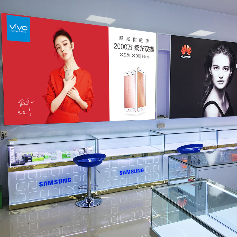 软膜灯箱 卡布灯箱华为手机店拉布无框uv广告牌led背景墙包邮在类目 商业/办公家具, 城市家具, 信息服务设施, 灯箱中 - 来自Buy2taobao.com提供专业的淘宝代购服务