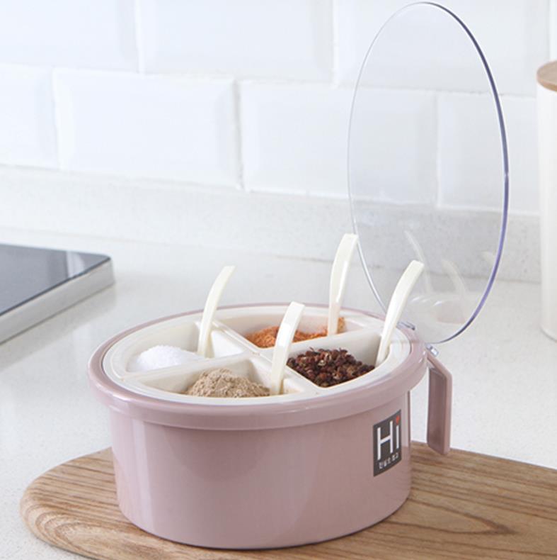kitchen Supplies Plastic Seasoning box suit household Seasoning Box Four Modular assembly monosodium glutamate Cruetin the Kitchen/Cooking utensils , Kitchen Gadgets/Kitchen storage , Storage jars/Kitchen storage containers , Seasoning bottles category - from Buy2taobao.com to provide professional Taobao agent buy service