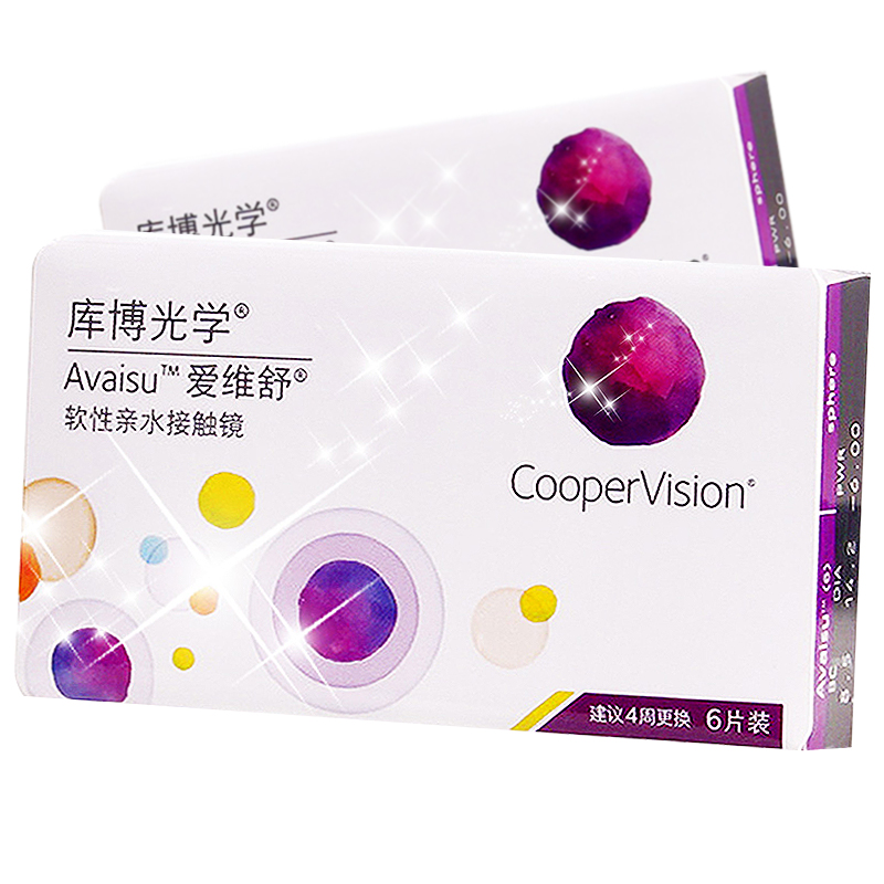 库博光学硅水凝胶酷柏爱维舒月抛6片装近视隐形眼镜境透明影形在类目 隐形眼镜/护理液, 隐形眼镜中 - 来自Buy2taobao.com提供专业的淘宝代购服务