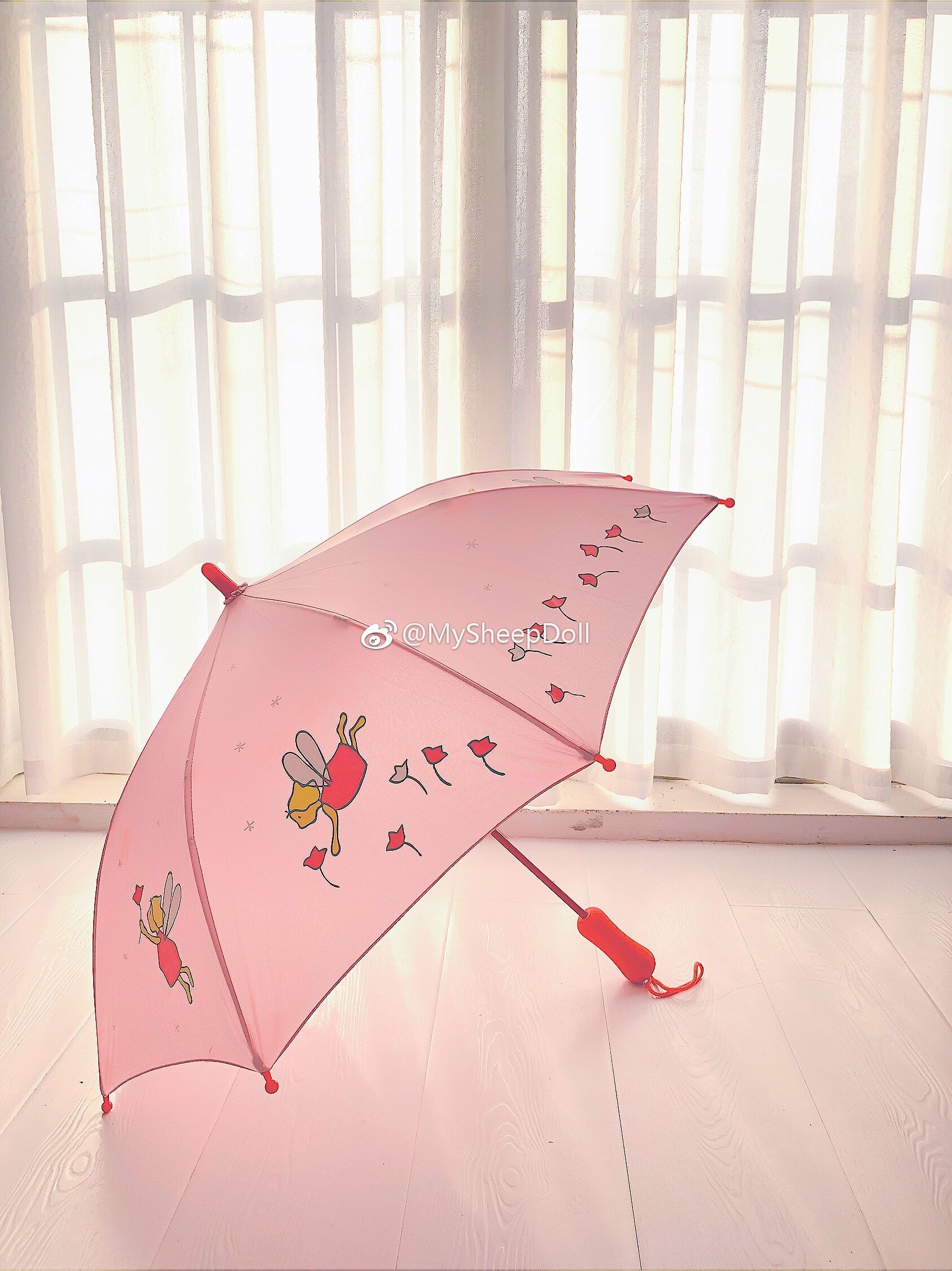 现货!正品个性创意可爱伞直柄两用晴雨伞女童公主雨伞易拿捏|msdalam kategori lampin/Xihu/makan/push pelarik, tali/Anak Kecil/barang perjalanan, payung - dari Buy2taobao.com untuk memberikan perkhidmatan ejen Taobao profesional membeli