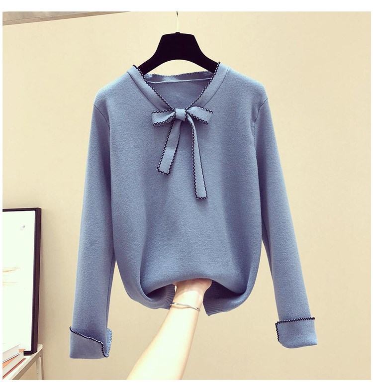 2018 Autumn and winter new pattern sweater Large Women's wear Korean Edition Base coat A few extra pounds Sister net Show thin Sweaterin the Women's clothing/Boutique , Large size women category - from Buy2taobao.com to provide professional Taobao agent buy service