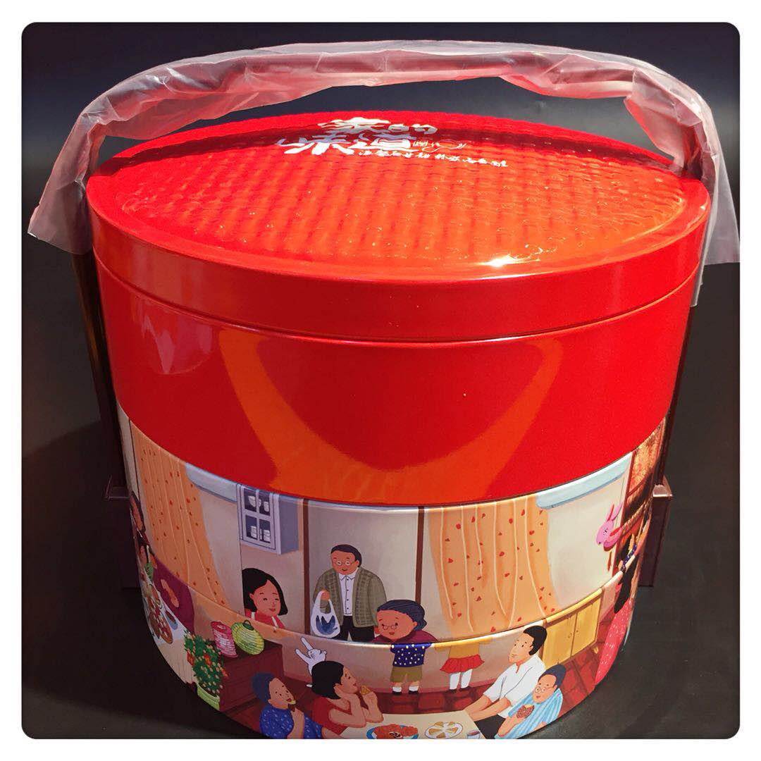 通用马口铁月饼盒大圆铁盒手提礼盒包装盒创意精致抖音批发定制|ruв категории офисное оборудование/расходные материалы/соответствующие услуги, упаковочного оборудования/знаки и расходных материалов, подарочная коробка - от Buy2taobao.com для оказания профессиональной услуги покупки агента Taobao