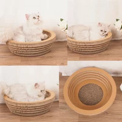 碗状猫抓板玩耍休息两不误 快到碗里来碗形猫爪板瓦楞纸猫窝猫咪|msdalam kategori haiwan peliharaan/makanan haiwan dan bekalan, Cat/Mainan anjing, Cat Scratcher - dari Buy2taobao.com untuk memberikan perkhidmatan ejen Taobao profesional membeli