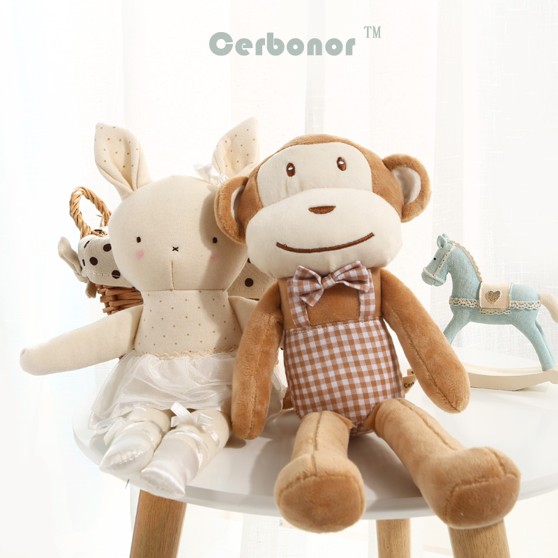 Daily specials Plush Toys rabbit Monkey Appease a doll baby Puppet Infants Accompany sleep dollin the Toy/Childs/Puzzle/Building block/Model , Child Bell/Cloth Play/Appease toys , Puppet/Appease doll category - from Buy2taobao.com to provide professional Taobao agent buy service