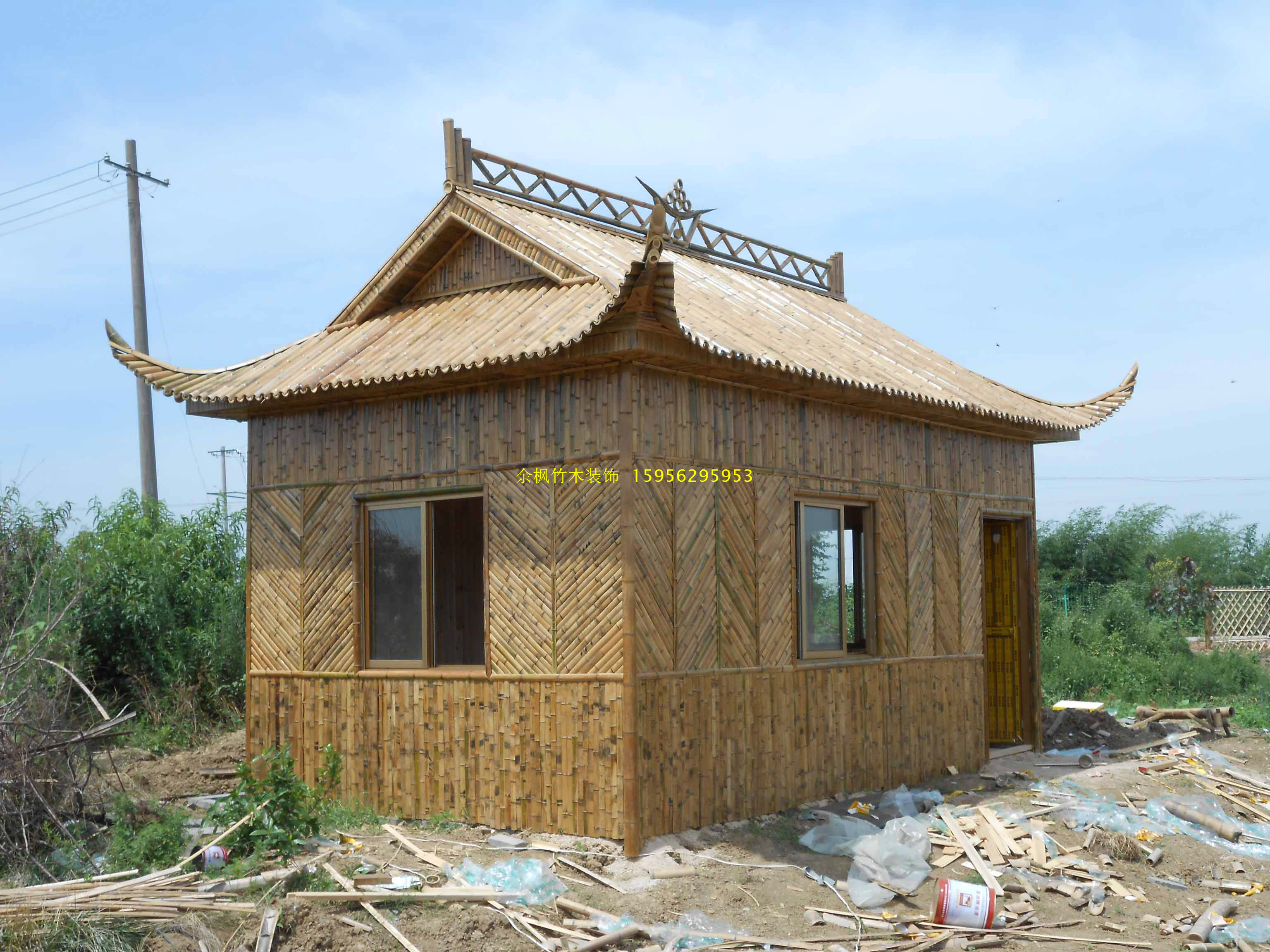 竹房子竹屋竹别墅竹楼竹建筑竹牌楼牌坊竹门楼竹长廊竹篱笆竹椅子|ruв категории доставка цветов/цветок моделирования/растения садоводства, садовых принадлежностей, большой забор/забор - от Buy2taobao.com для оказания профессиональной услуги покупки агента Taobao