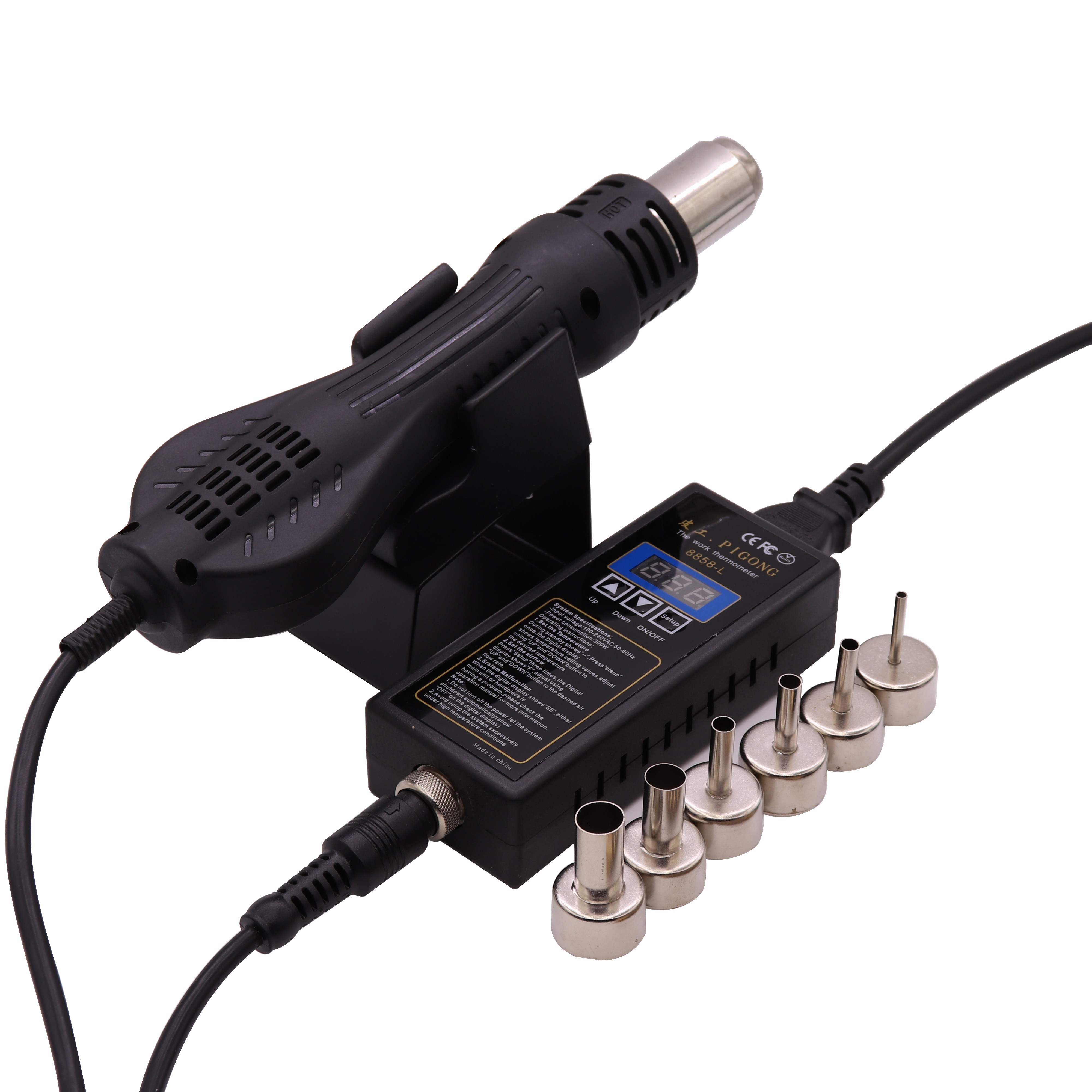 Hot air gun Adjustable temperature constant temperature hold Hot air gun mobile phone repair Hot air welding torch welding 8858in the Hardware/Tool , Pneumatic Tools , Heat Gun category - from Buy2taobao.com to provide professional Taobao agent buy service