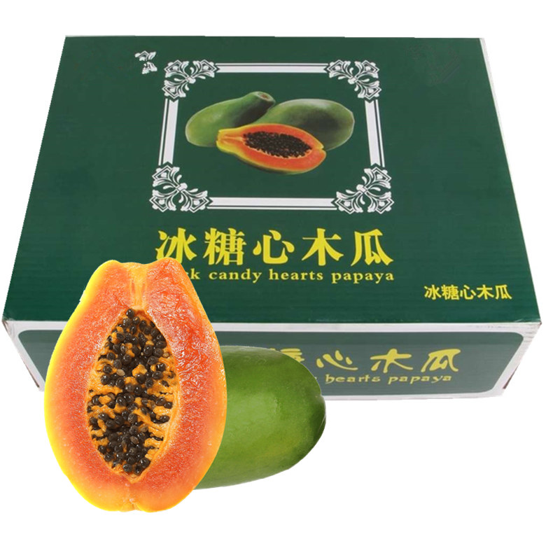 顺丰包邮新鲜水果木瓜海南树上熟青皮冰糖红心木瓜10斤礼盒装|msdalam kategori daging perikanan/Buah-buahan segar dan sayur-sayuran/dimasak, buah-buahan segar, Papaya - dari Buy2taobao.com untuk memberikan perkhidmatan ejen Taobao profesional membeli