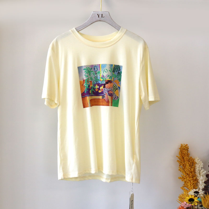【YL 一领时尚】19新品印花T恤YSS-X1505在类目 女装/女士精品, T恤中 - 来自Buy2taobao.com提供专业的淘宝代购服务