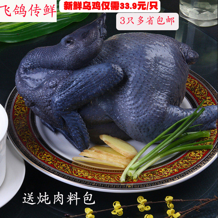 農家散養新鮮生烏雞肉烏骨雞800g土柴雞老母雞山雞3只多省包郵在類目 水產肉類/新鮮蔬果/熟食, 生肉/肉製品, 雞肉類, 生雞肉中 - 來自Buy2taobao.com提供專業的淘寶代購服務