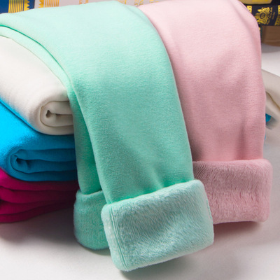 天天特价冬款女童装加绒打底裤小中大儿童女宝宝棉长裤子