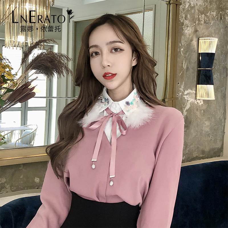 韩国LNERATO秋冬百搭衬衣假领女装饰 时尚休闲假衣领简约衬衫领子|msdalam kategori Aksesori/Belt kulit/Hat/Muffler, aksesori kolar, kolar palsu - dari Buy2taobao.com untuk memberikan perkhidmatan ejen Taobao profesional membeli