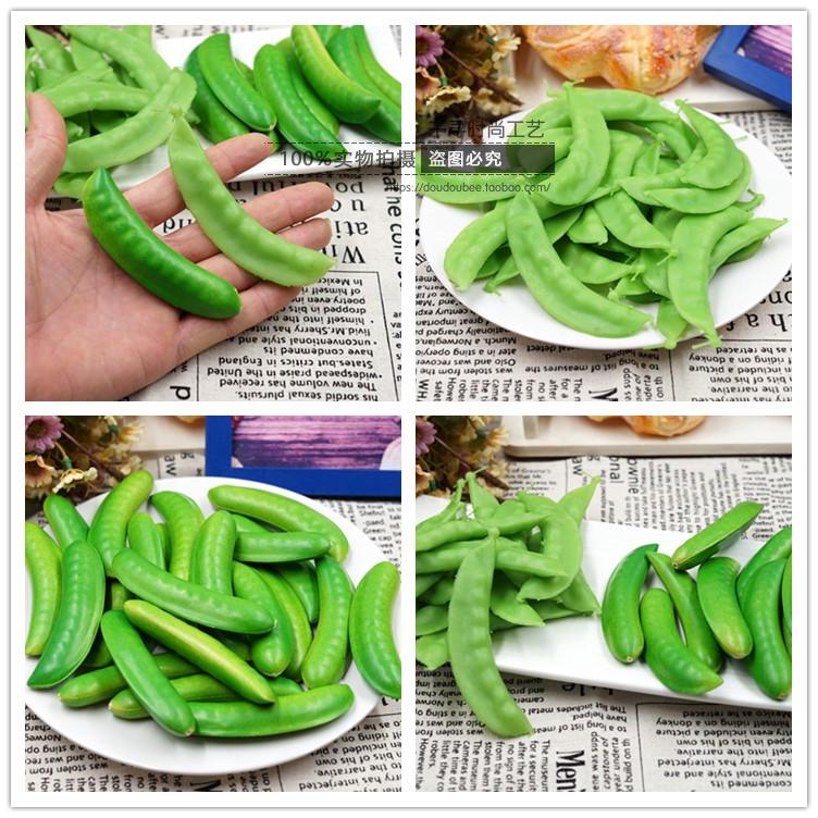 仿真荷兰豆模型仿真蔬菜橱窗展示装饰摄影道具商场店铺摆设扁豆|ruв категории Домашний быт, ваза/цветок/искусственные цветы/моделирование украшения, Diy моделирования материалов - от Buy2taobao.com для оказания профессиональной услуги покупки агента Taobao