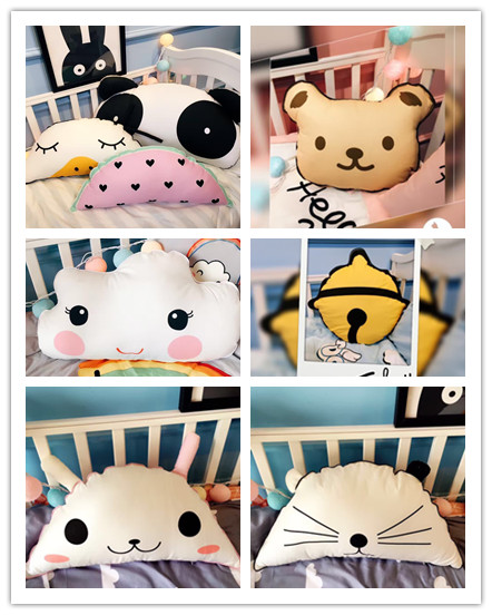 ins The wind sleeping pillow pure cotton lovely Cartoon clouds duck Pillows Cartoon Sofa cushions Pillowin the Home Fabric , Pillow/Pillow category - from Buy2taobao.com to provide professional Taobao agent buy service