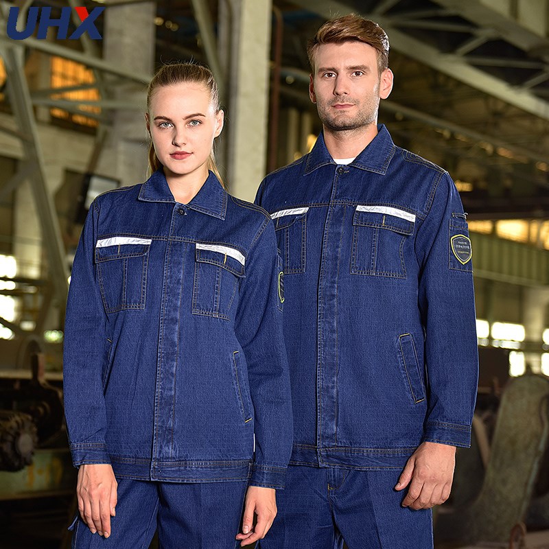 uhx纯棉牛仔防静电套装工作服|msdalam kategori Pakaian Lelaki, menetapkan, seragam Tooling - dari Buy2taobao.com untuk memberikan perkhidmatan ejen Taobao profesional membeli