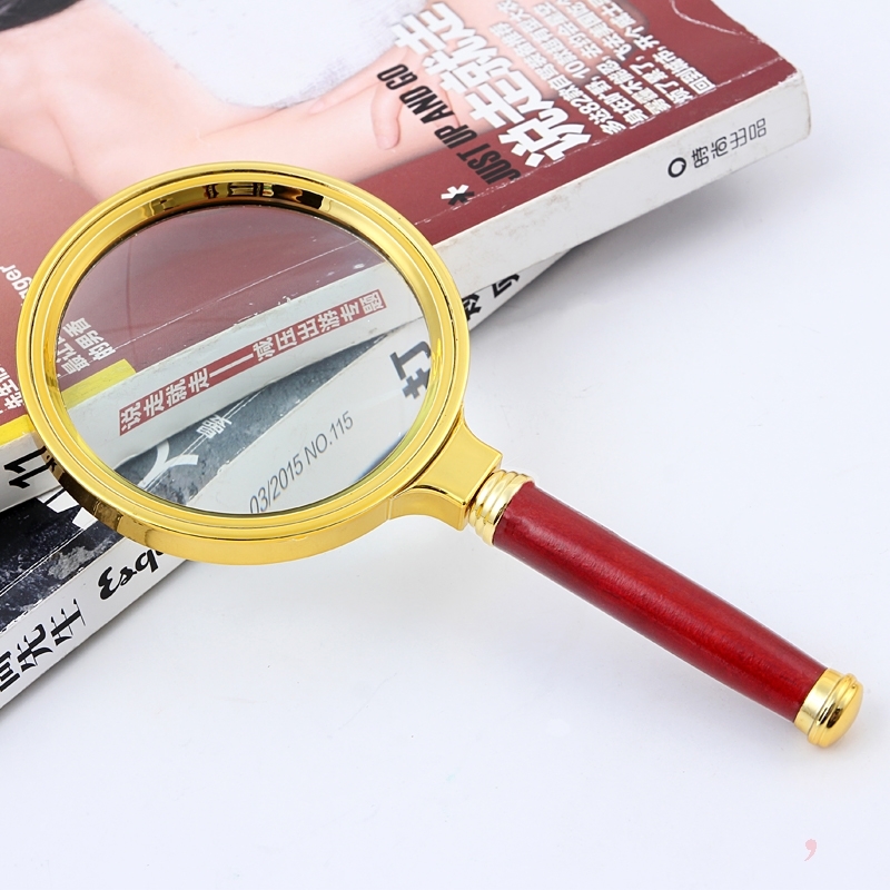 Optical magnifier 10 clear Rosewood hold Reading Magnifier 80MM Mirror Bag Lens clothin the Electronic Dictionary/Electronic paper book/Stationery , Drawing measurement products , Magnifier category - from Buy2taobao.com to provide professional Taobao agent buy service