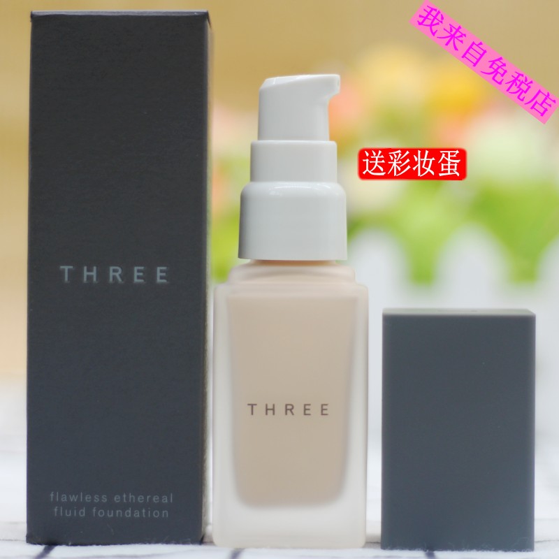 日本THREE自然有机植物 素肌陶瓷轻盈粉底液30ml遮瑕持久孕妇可用在类目 彩妆/香水/美妆工具, 粉底液/膏中 - 来自Buy2taobao.com提供专业的淘宝代购服务