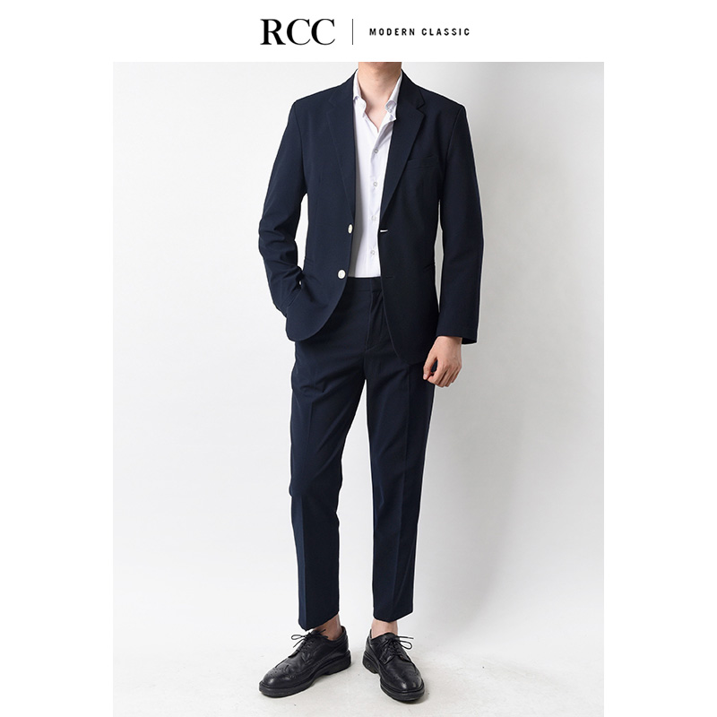 RCC men's wear 2-color Seersucker Korean Edition Self cultivation Single breasted leisure time go to work Suit Korea purchasingin the Men's clothing, Suits category - from Buy2taobao.com to provide professional Taobao agent buy service