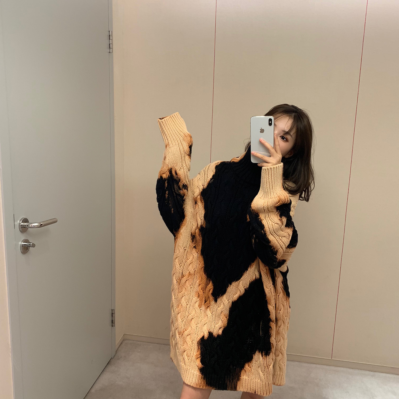 momoshero Women pullovers 2019 spring and autumn new pattern Lazy Long Easy heavy industry High collar Sweaterin the Women's clothing/Boutique , Sweaters category - from Buy2taobao.com to provide professional Taobao agent buy service