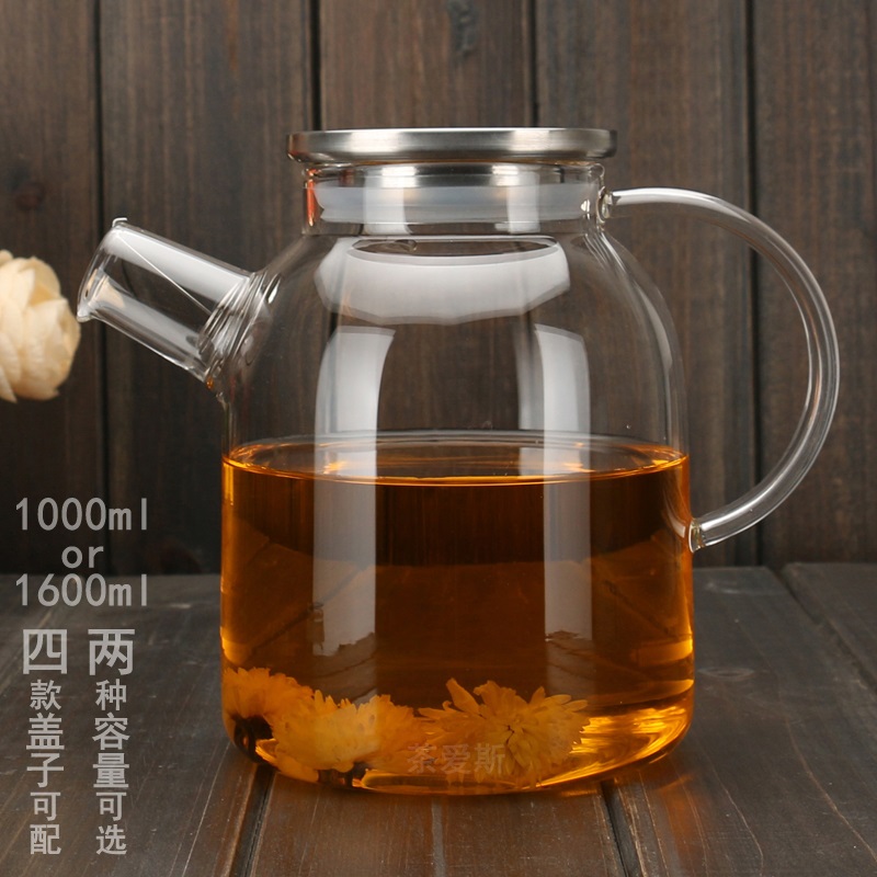 加厚大容量玻璃壶花茶壶耐高温防爆裂冷水壶果汁壶多用可明火烧煮|msdalam kategori pinggan mangkuk, set teh, teh herba - dari Buy2taobao.com untuk memberikan perkhidmatan ejen Taobao profesional membeli