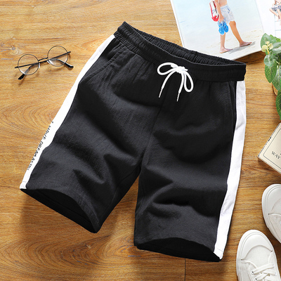 短裤男夏季休闲五分裤男士七分马裤潮流中裤运动沙滩裤宽松大裤衩