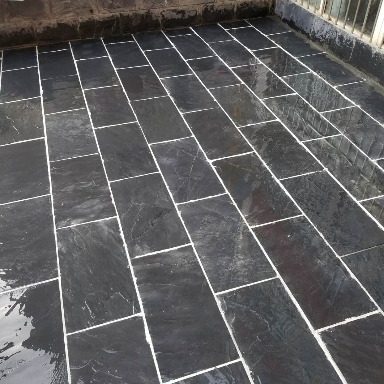 (Floor tile price)Quartzite courtyard non-slip square To fake something antique Wall brick Blue brick Stone Slatein the Decoration main material , Ceramic tile , Antique brick (Including culture stone) category - from Buy2taobao.com to provide professional Taobao agent buy service