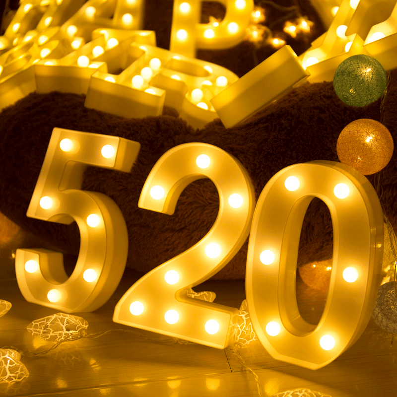 birthday arrangement decorate Supplies Digital light Propose Confessions marry led Decorative lampin the Festive supplies/Gift , Other Festival Gifts category - from Buy2taobao.com to provide professional Taobao agent buy service
