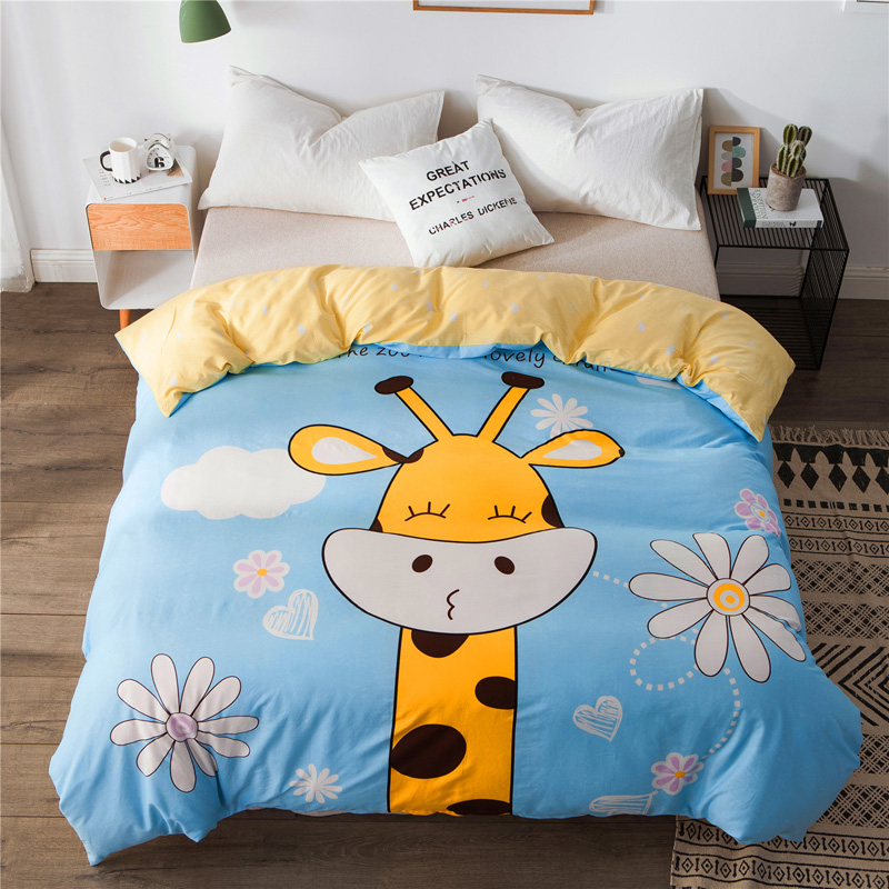 Spring pure cotton Cartoon Quilt cover children 100% Cotton singleton boy Quilt cover Single Double student dormitory 1.5min the Bedclothes , Quilt category - from Buy2taobao.com to provide professional Taobao agent buy service