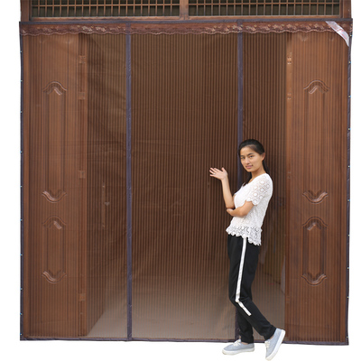 防蚊门帘定做大门静音纱门帘子卧室加密磁性魔术贴门帘家用防蝇帘