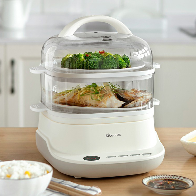Bear/ Little Bear DZG-C60A1 Steamer multi-function household small-scale double-deck High-capacity steamer Breakfast Machinein the Kitchen Appliances , Electric cooker pot class , Steamer category - from Buy2taobao.com to provide professional Taobao agent buy service