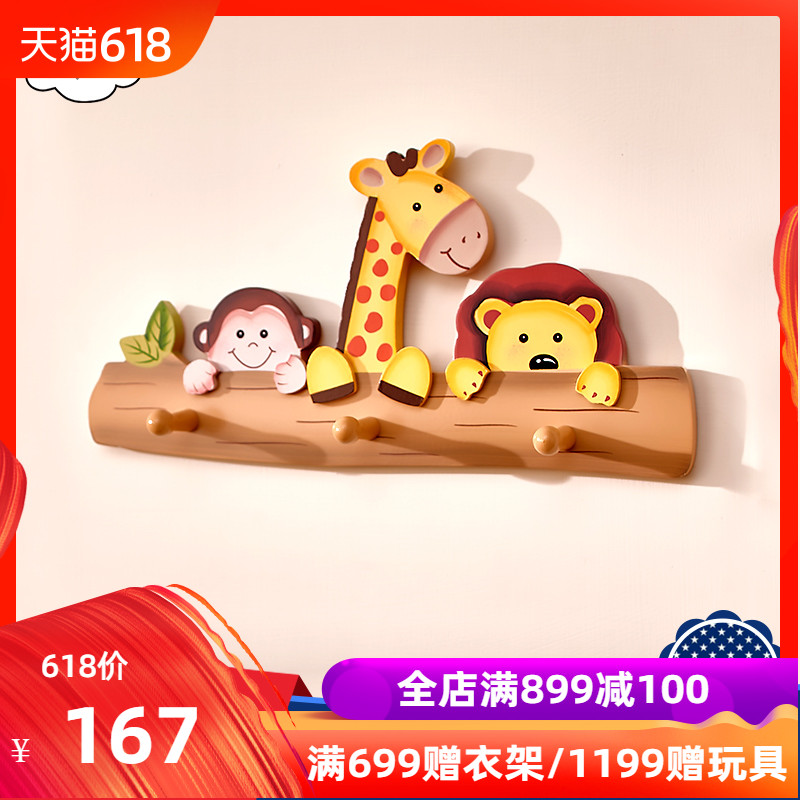 美国Fantasy Fields纷朵奇主题儿童房木质创意手绘门后挂壁衣勾|msdalam kategori lampin/Xihu/makan/push pelarik, bilik kanak-kanak/Meja dan kerusi/perabot, 婴童衣架 - dari Buy2taobao.com untuk memberikan perkhidmatan ejen Taobao profesional membeli