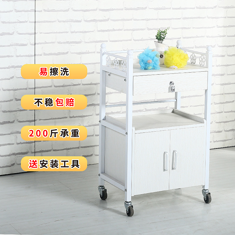 歐式美容院小推車實木多功能帶抽屜美發工具櫃美甲紋繡移動置物架在類目 商業/辦公傢俱, 髮廊/美容傢俱, 工具車中 - 來自Buy2taobao.com提供專業的淘寶代購服務