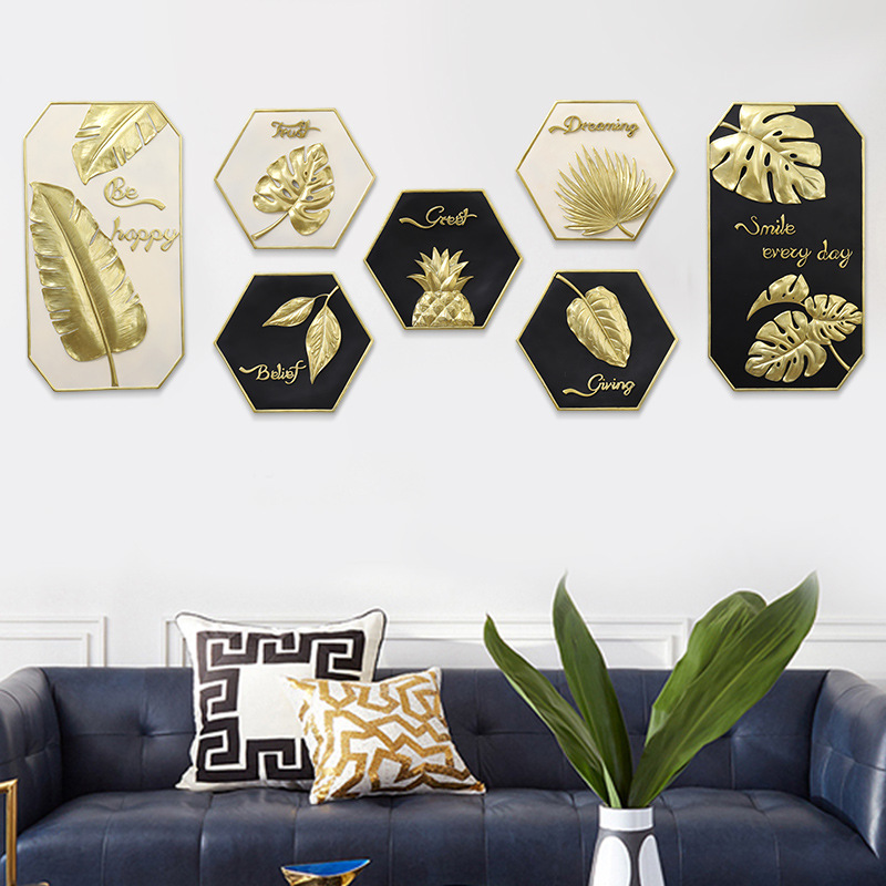 Office Light extravagance Pendants Home Furnishing sofa Background wall Jewelry a living room Wall Hanging picture golden Wall hangings metope Pendantin the Home accessories , Mural category - from Buy2taobao.com to provide professional Taobao agent buy service