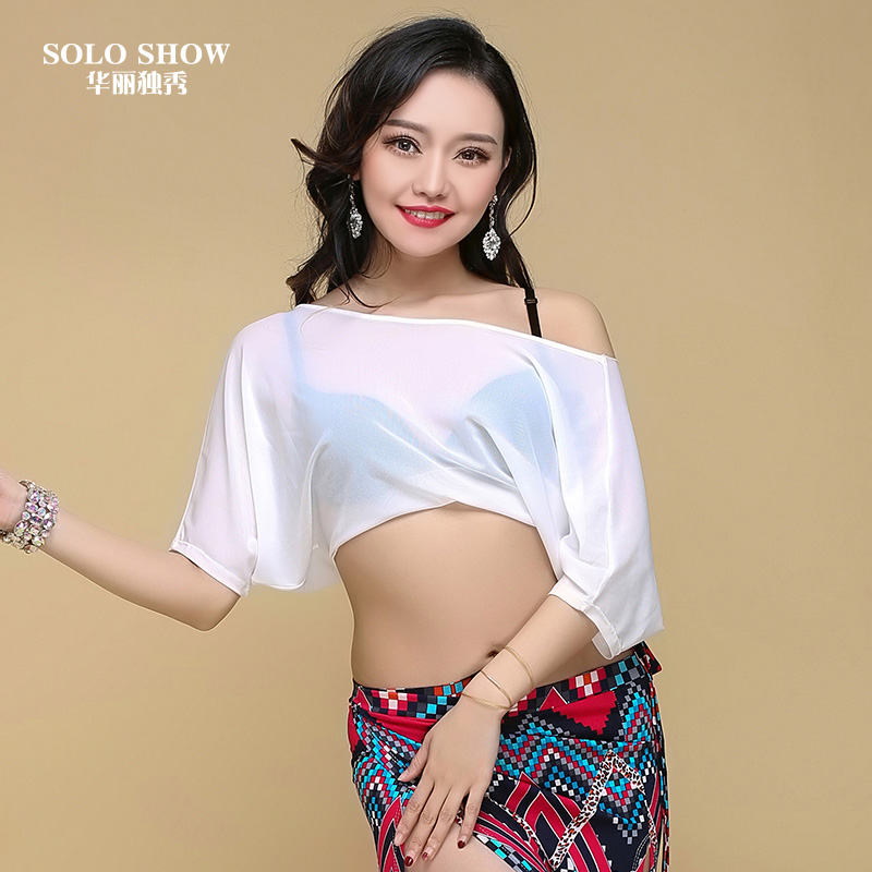 gorgeous Alone show Belly Dance Shirt jacket 2018 new pattern Uniforms Short sleeved jacket sexy Jacobsin the Sports/Yoga/Fitness/Fans supplies , Dance/Aerobics/Gymnastics , Belly dance , Belly Dance Tops category - from Buy2taobao.com to provide professional Taobao agent buy service