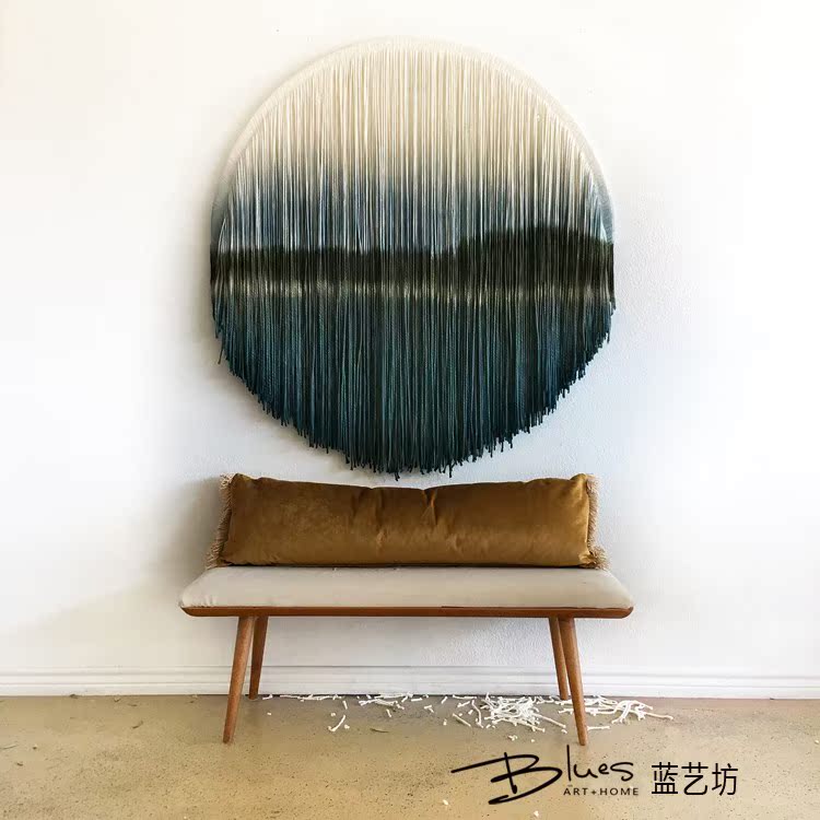 manual weave dyeing Tapestries Northern Europe ins Simplicity Tapestry Hanging picture Homestay a living room decorate bedroomin the Home Fabric , Tapestry/Tapestry category - from Buy2taobao.com to provide professional Taobao agent buy service